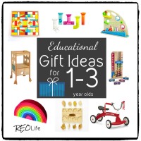 43 Educational gift ideas for 1 - 3 year olds