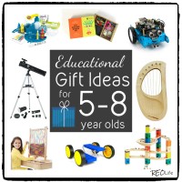 Educational Gift Ideas for 5- 8 year olds